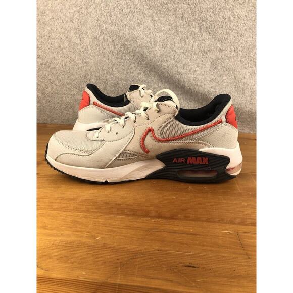NIKE AIR MAX EXCEE Shoes Mens Size 9.5 Grey Red Running Training Sneaker - Picture 7 of 12